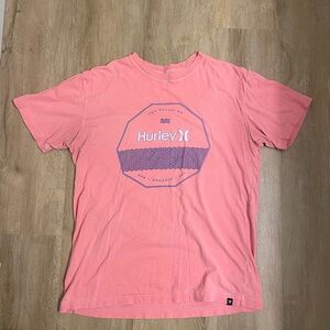 Hurley & Buckle Oversized Pink Graphic Women’s T-Shirt
